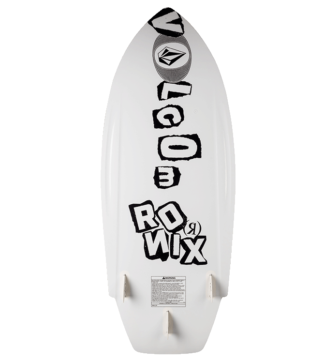 White/Red Ronix Volcom Sea Captain Wakesurf Board 