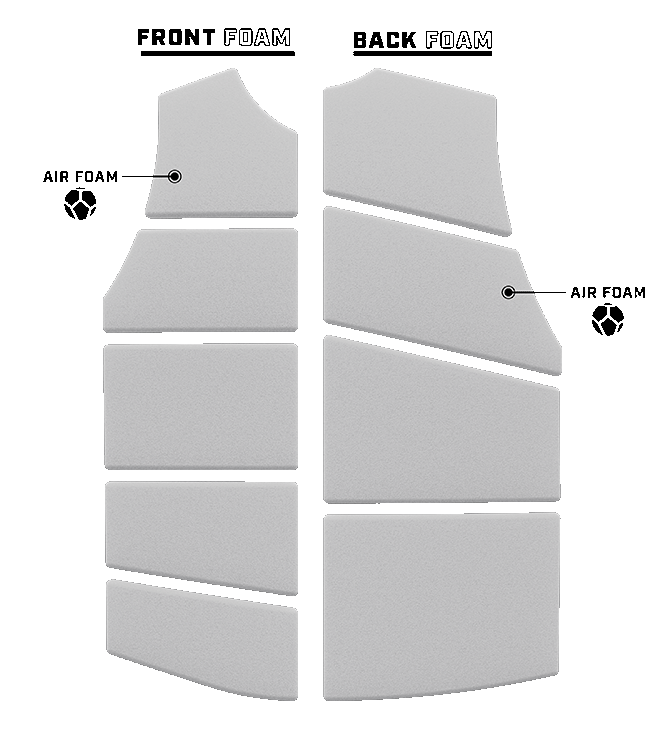 Ronix Supreme Comp Wake Vest in Black / Grey