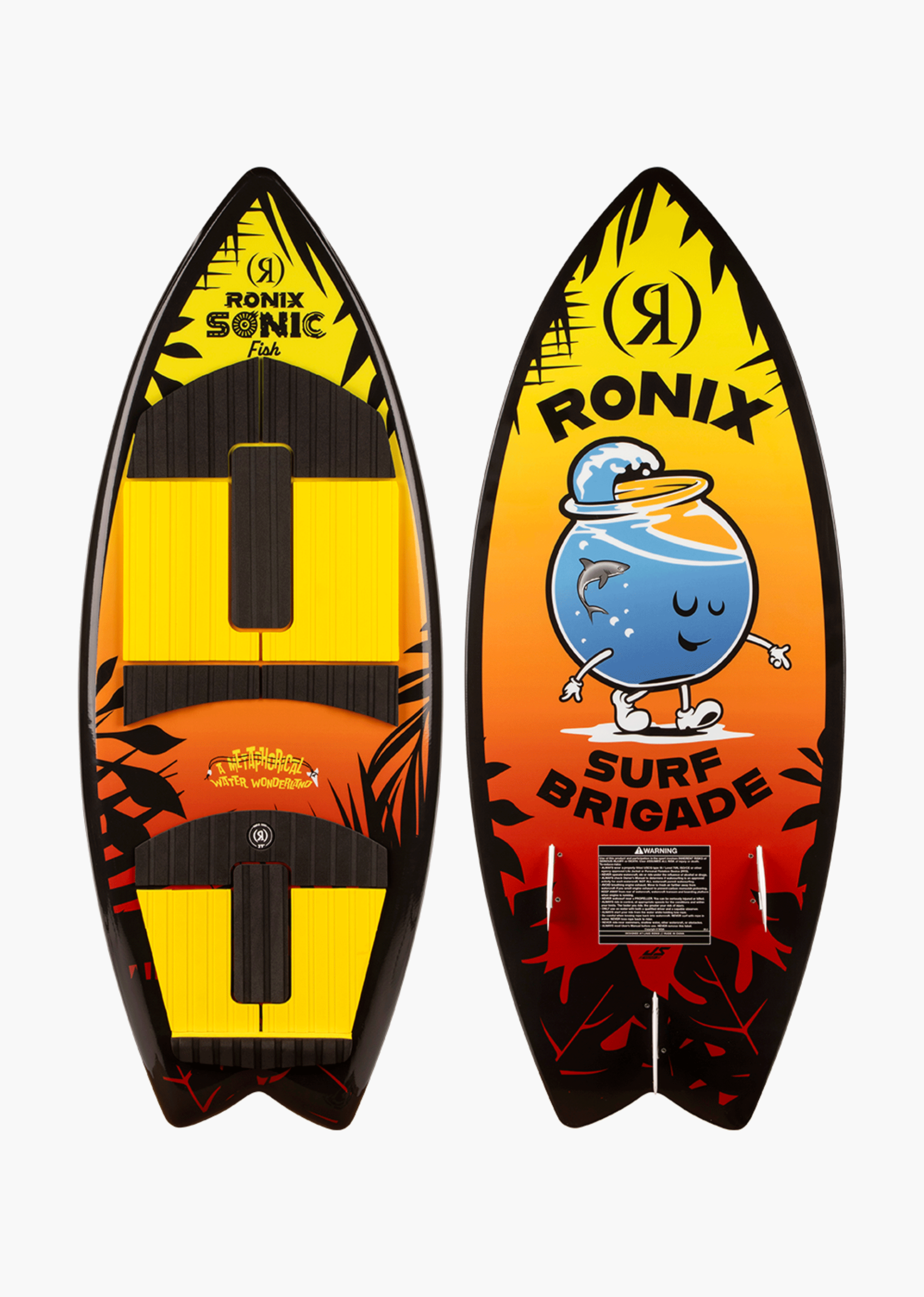 Ronix Powertail Sonic Wakesurf Board | Drive-Boost Kid's Surfer