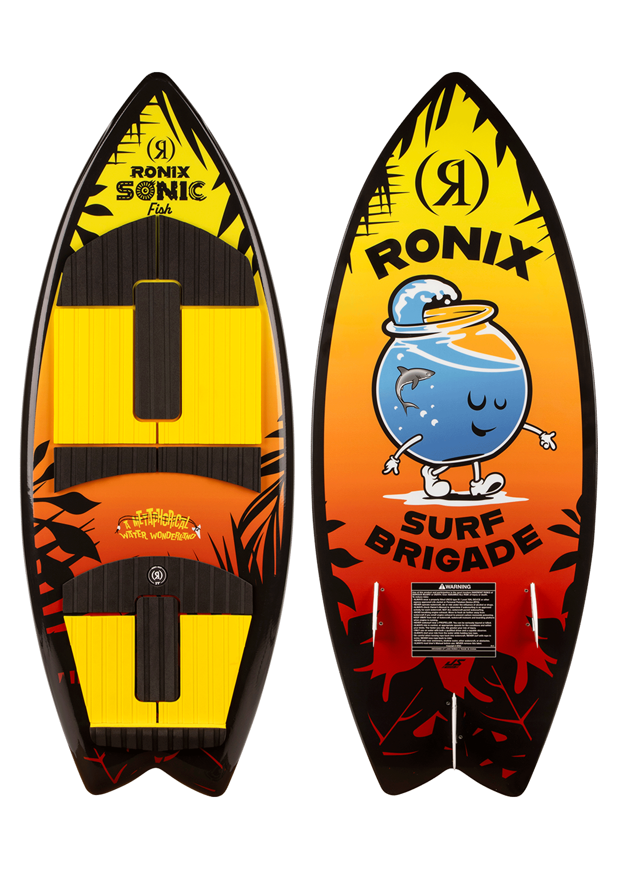 Ronix Powertail Sonic Wakesurf Board | Drive-Boost Kid's Surfer