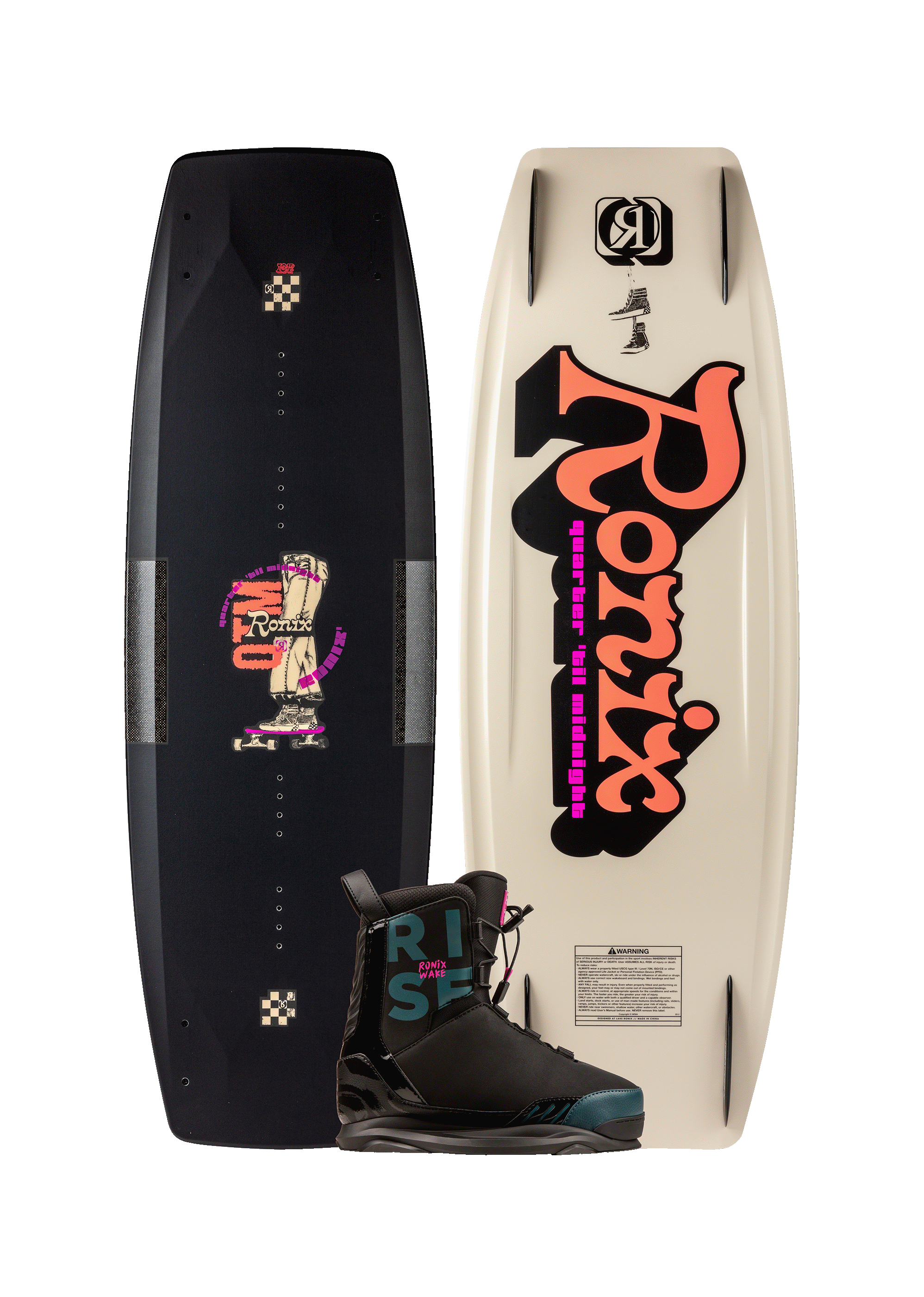 Ronix Quarter Till Midnight Wakeboard Package