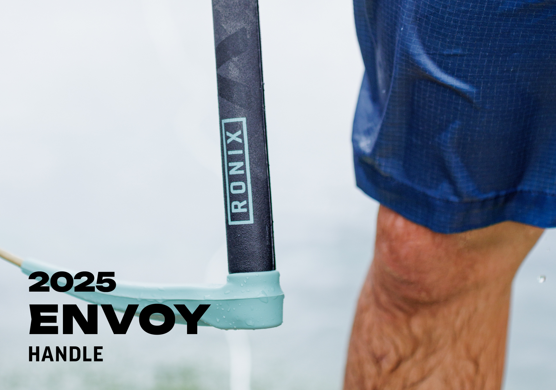 Ronix Envoy Handle | Silicone BarLock Wakeboard Handle with