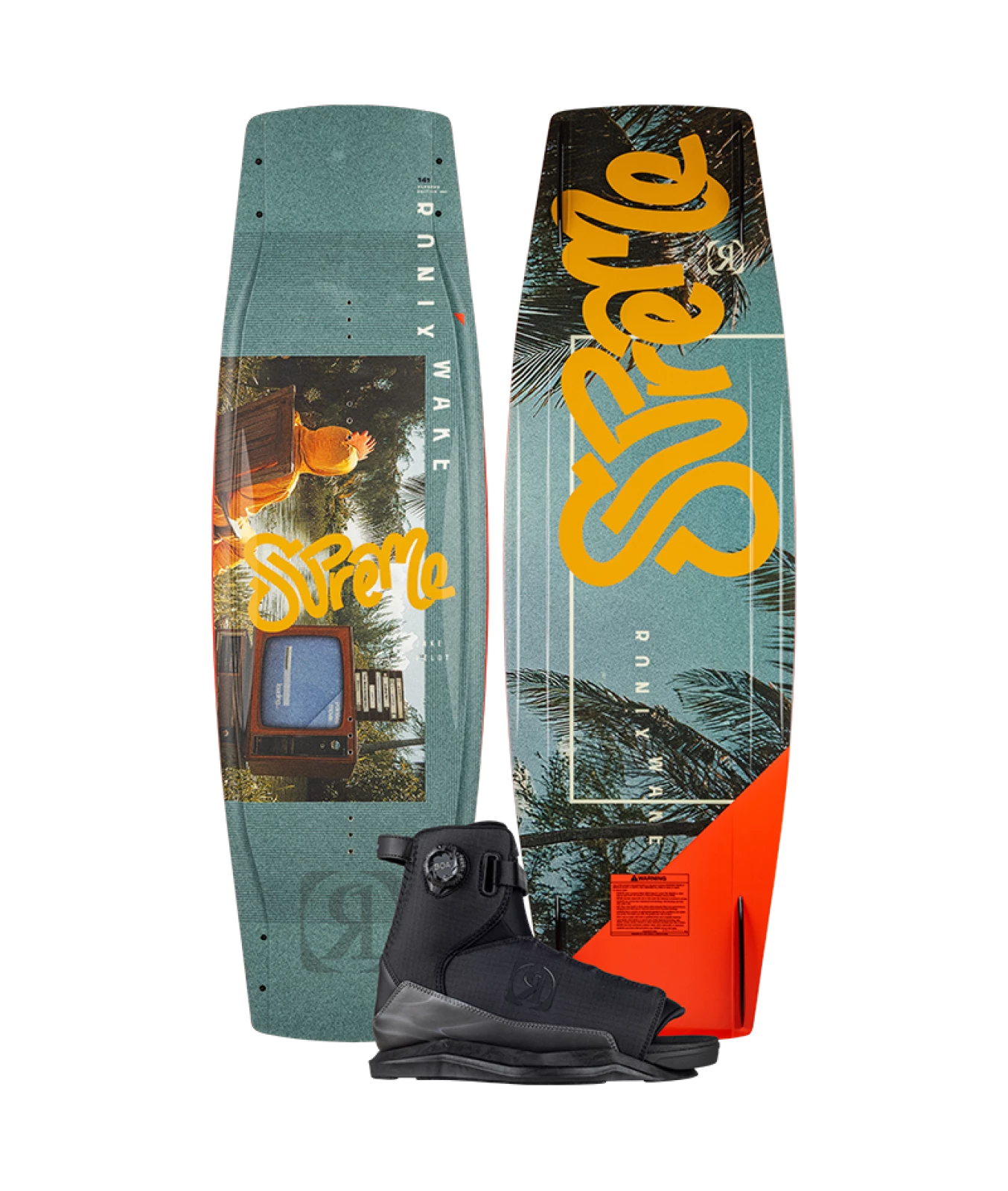 RONIX WAKE PACKAGES SUPREME W - ANTHEM BOA