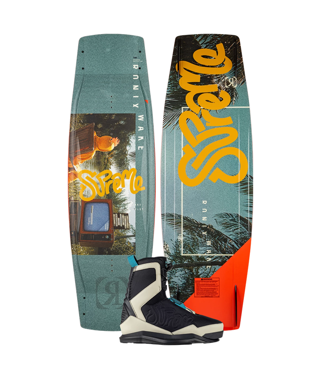 RONIX WAKE PACKAGES SUPREME W - SUPREME BOA
