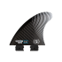 RONIX WAKESURF FINS BUTTON BLUEPRINT CARBON 3.5 SIDE 1