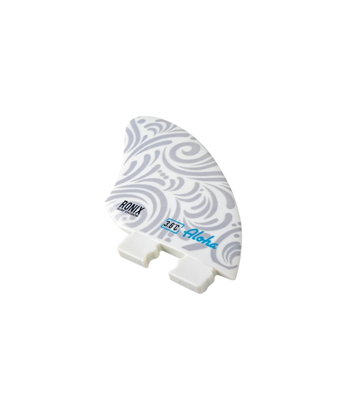 RONIX WAKESURF FINS BUTTON ALOHA FIBERGLASS 3.6 IN. INSET 1