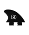 RONIX WAKESURF FINS BUTTON FIBERGLASS ALFRED 2.3 IN. SIDE B