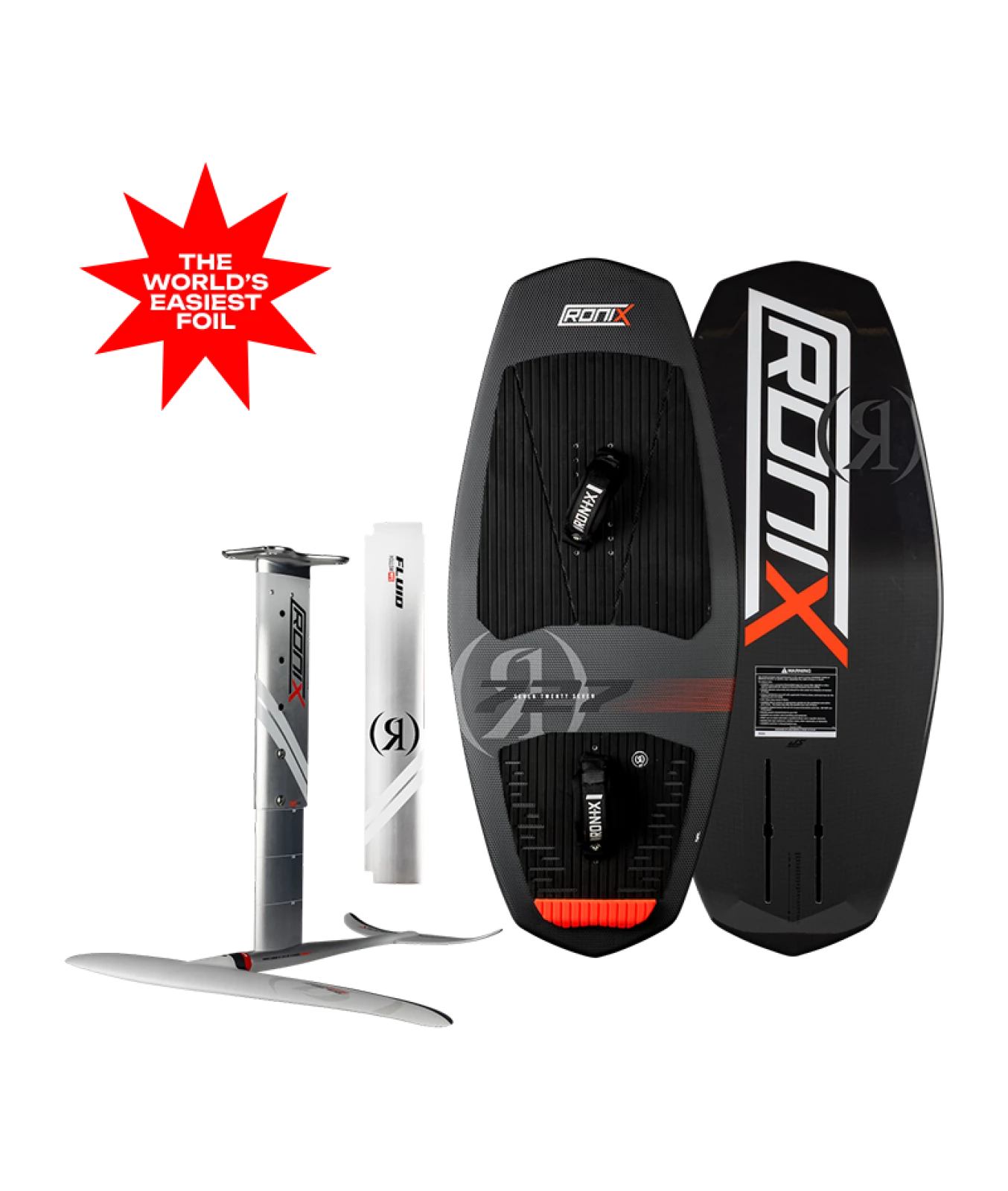 RONIX WAKEFOIL - Shift & Fluid Mast 28in. - Fuse 39 - Balance 1300 Wing - Balance Stab. 240 - 727