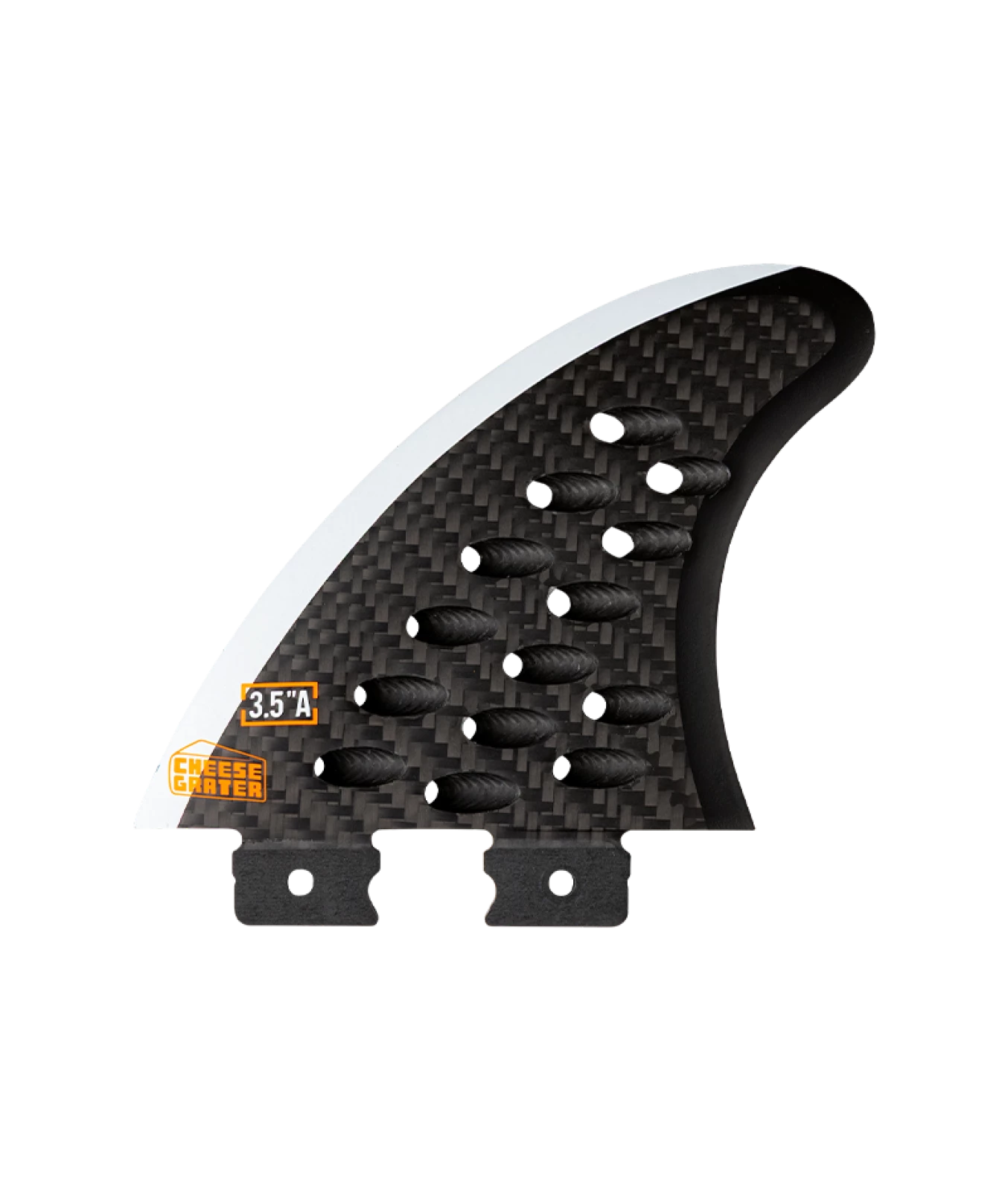 RONIX WAKESURF FINS BUTTON  CHEESE GRATER CARBON 3.5 A SIDE 1