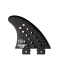 RONIX WAKESURF FINS BUTTON  CHEESE GRATER CARBON 3.5 A SIDE 2
