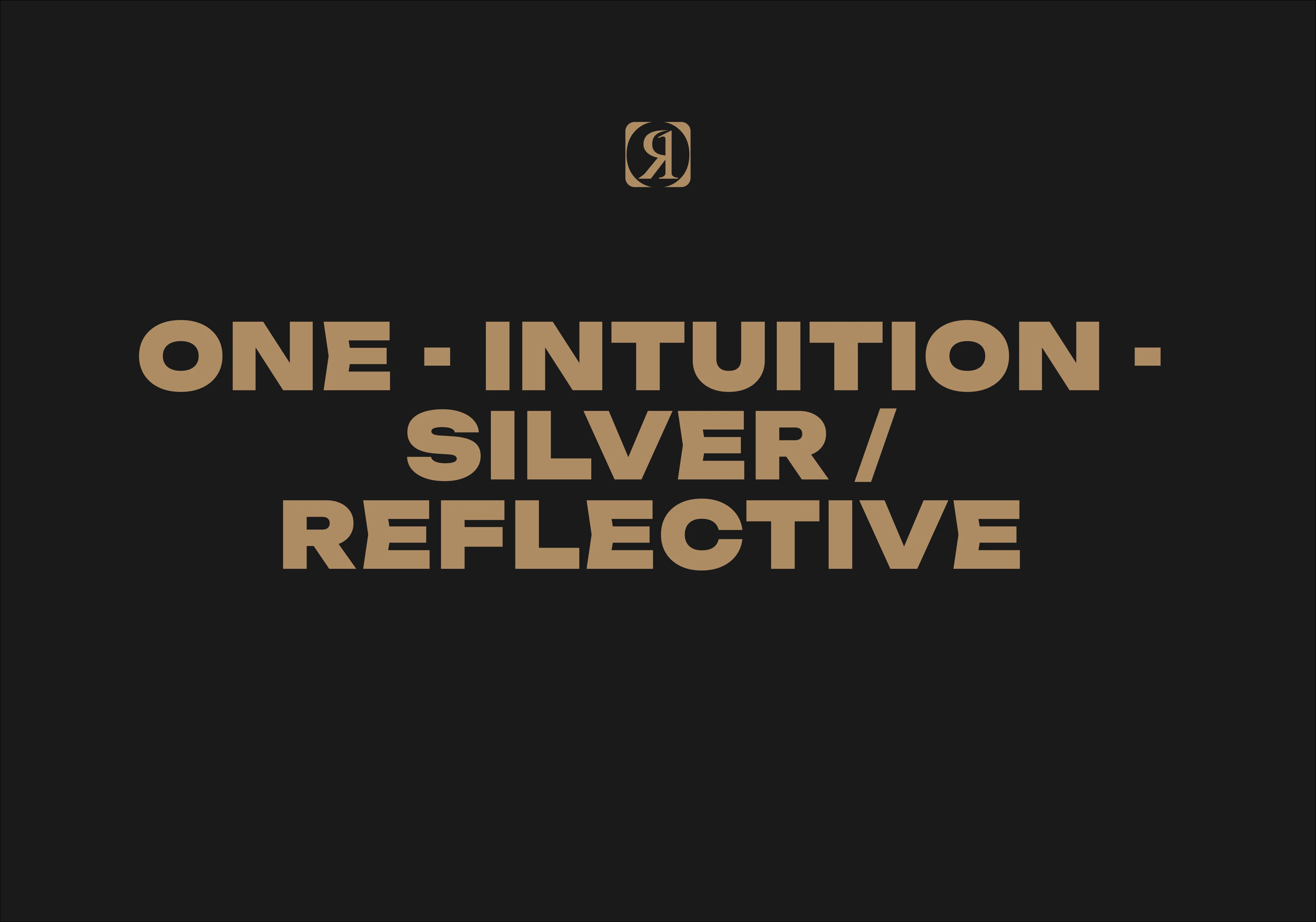 One - Intuition - Silver : Reflective