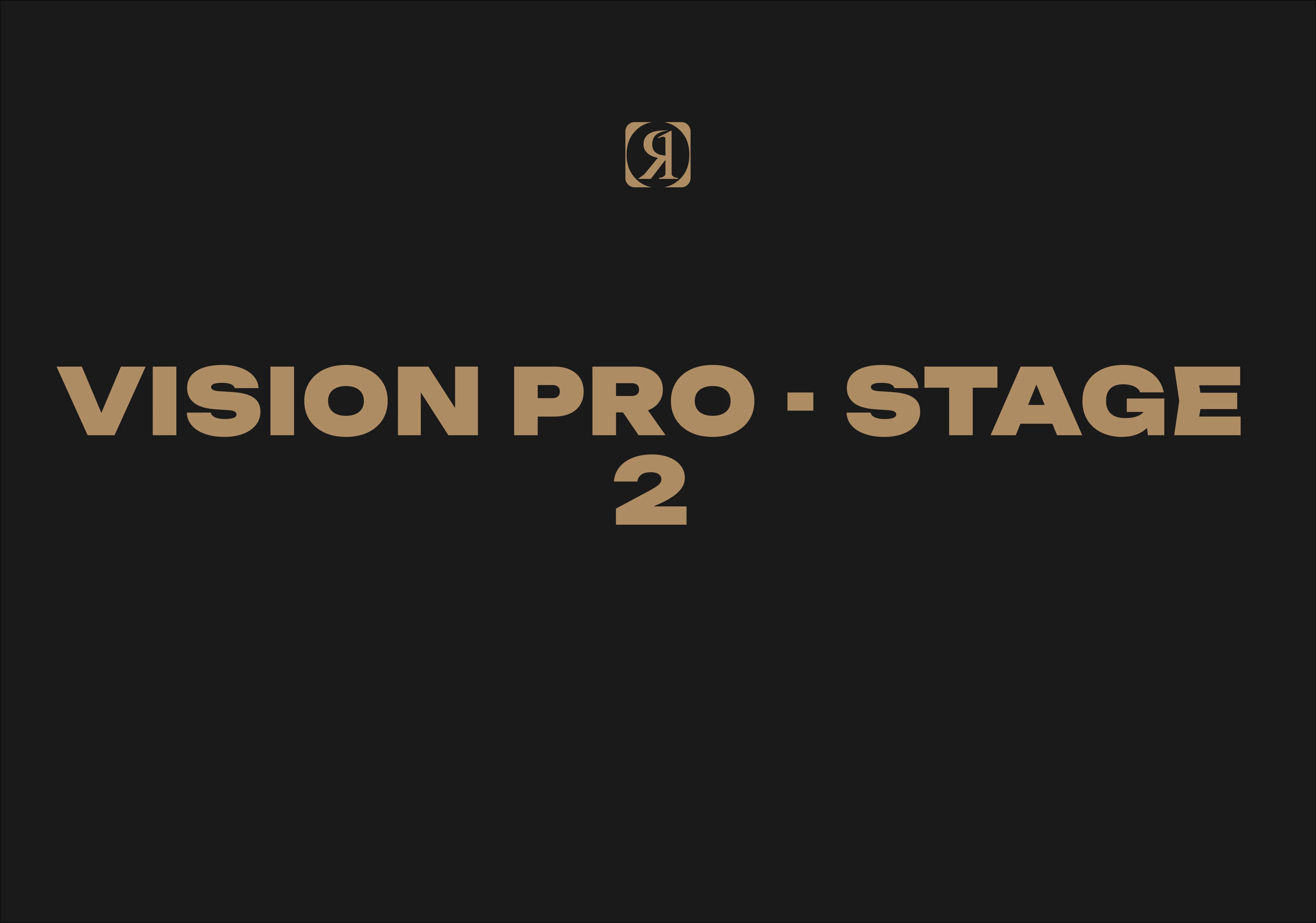 Vision Pro - Stage 2