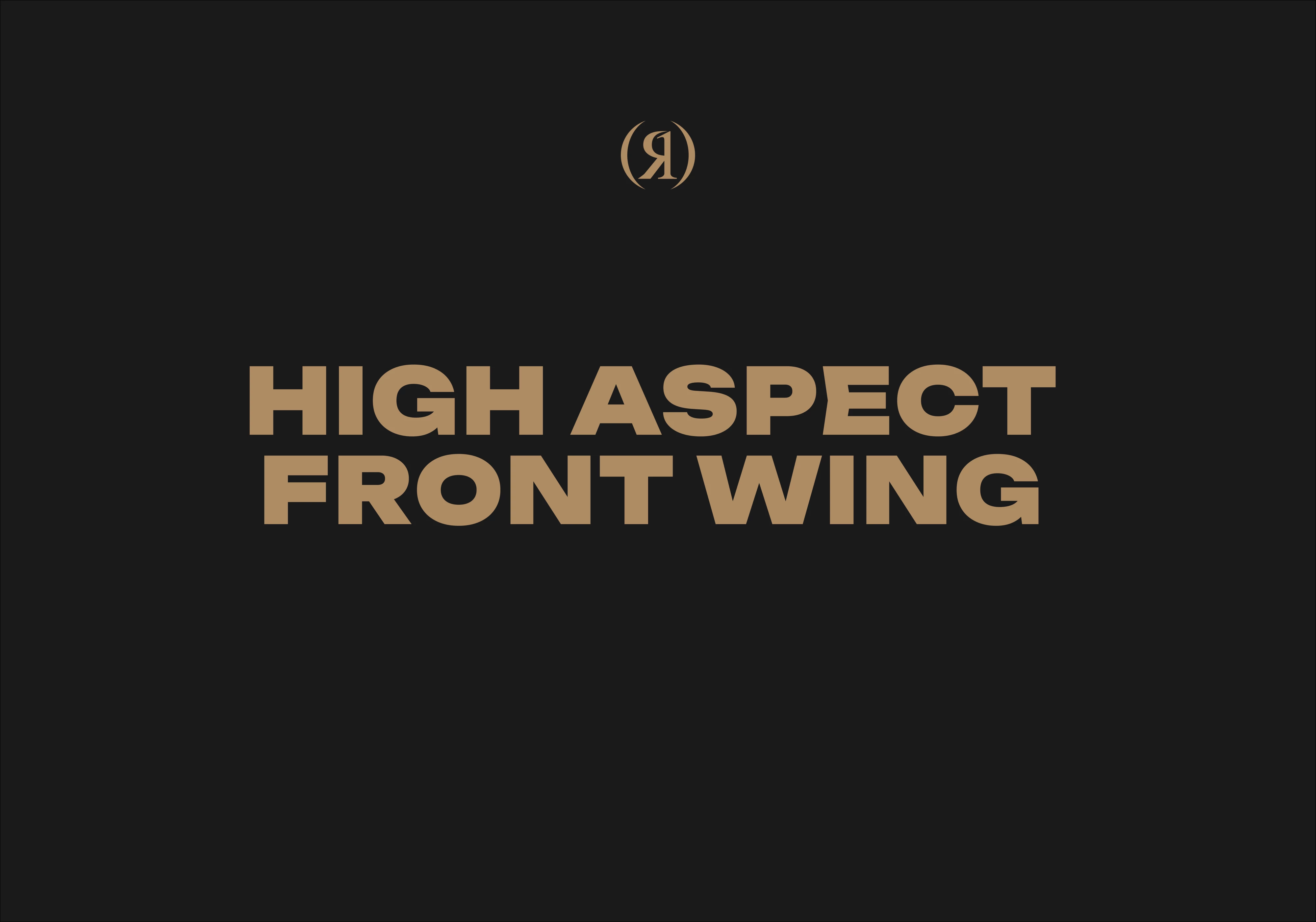 High Aspect Front Wing