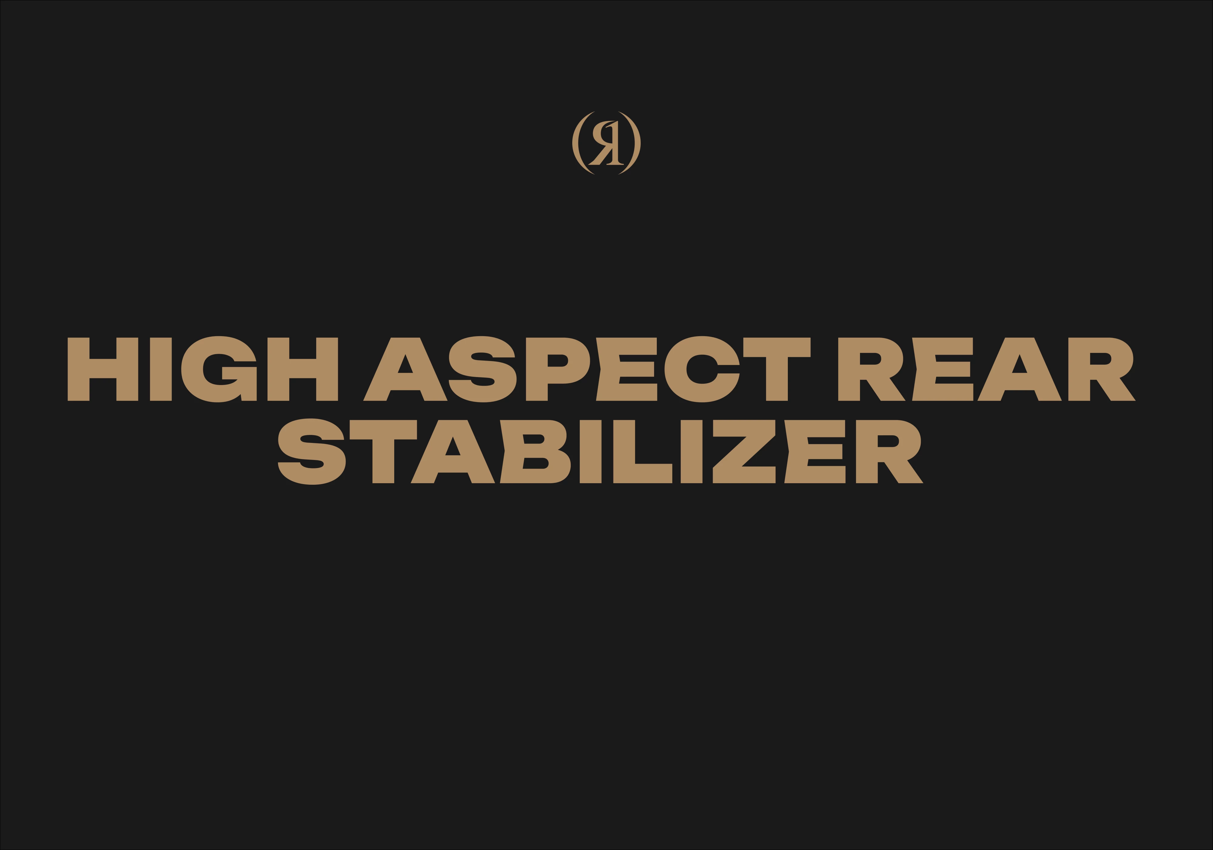 High Aspect Rear Stabilizer