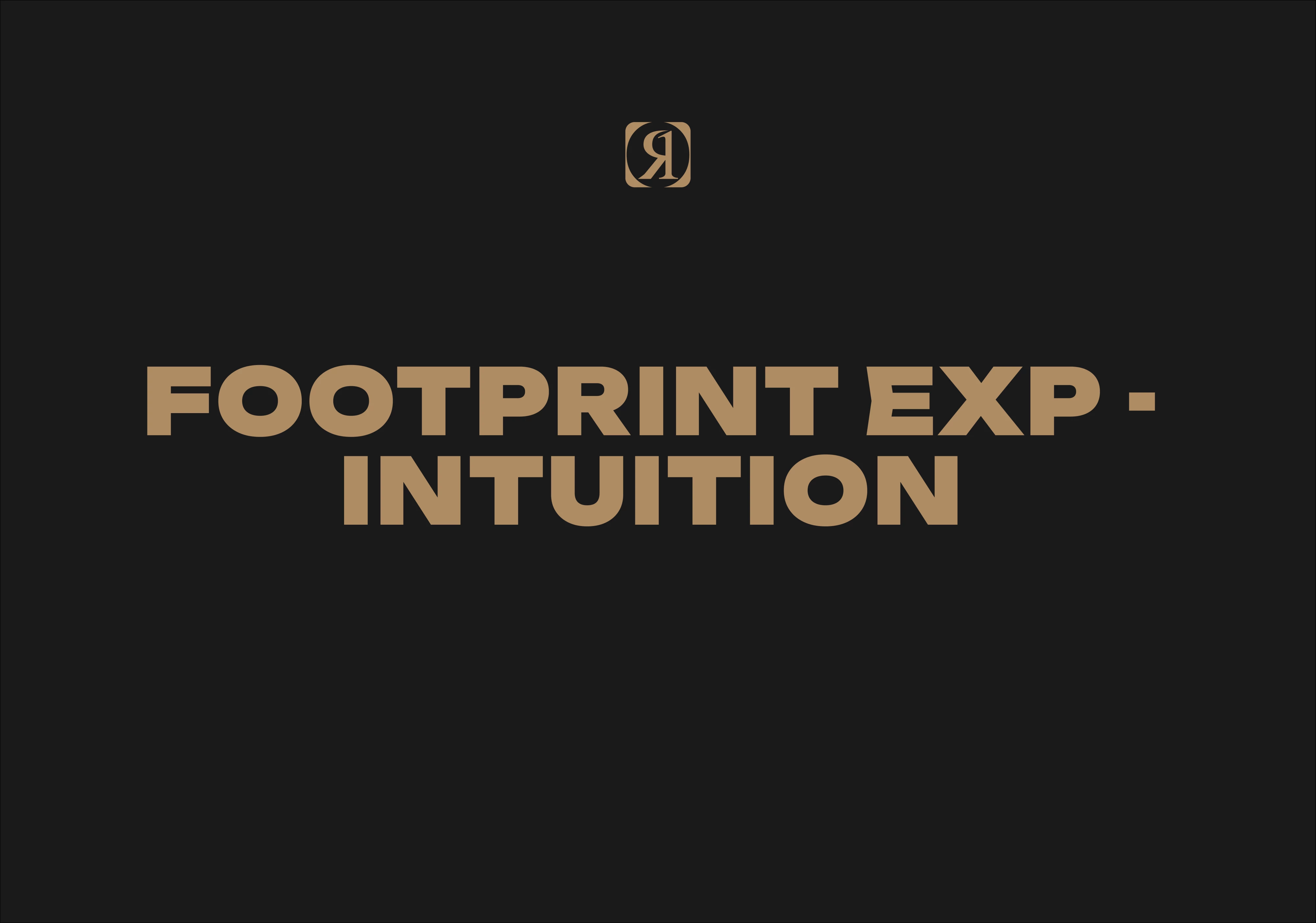 Footprint EXP - Intuition