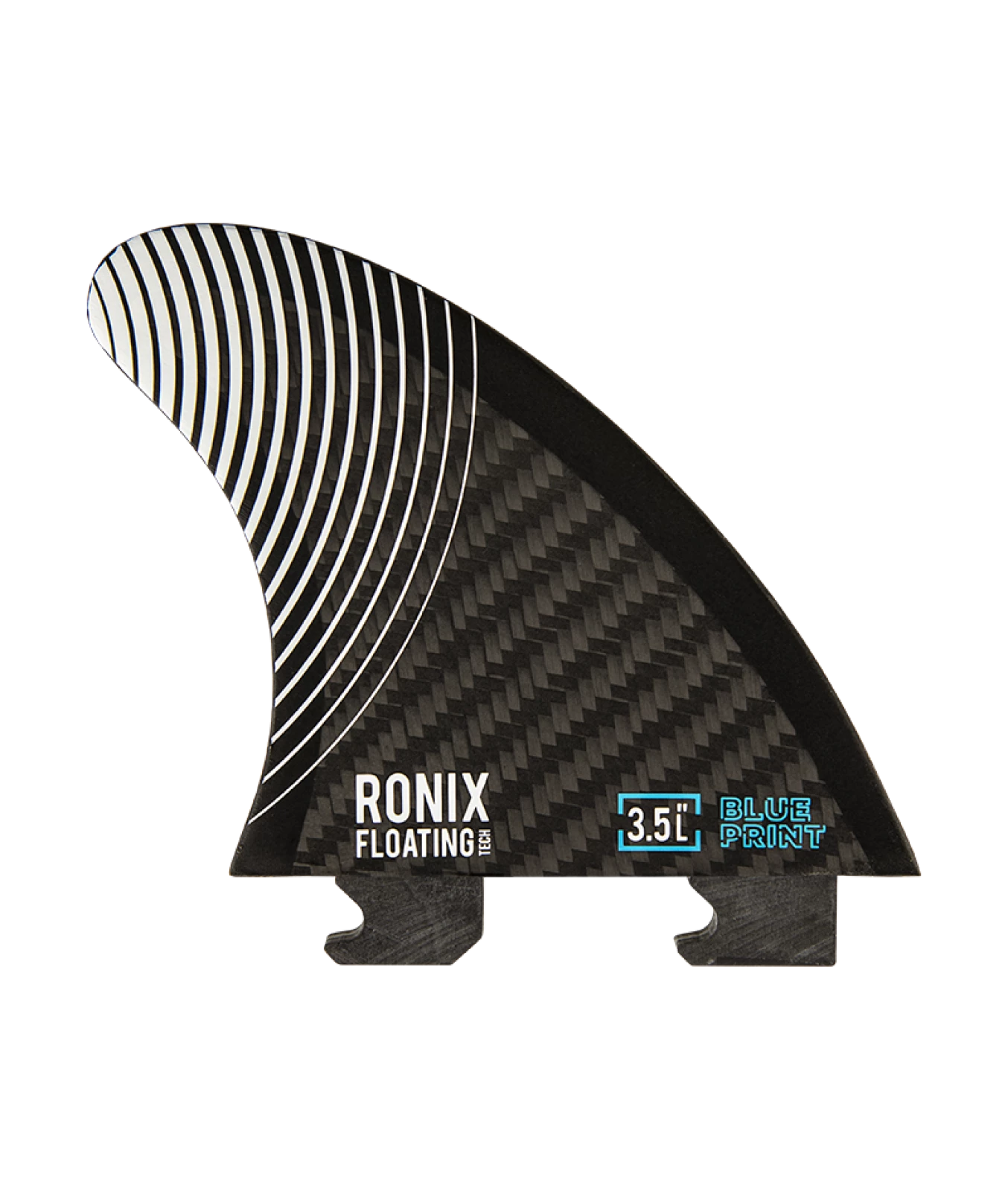 2023 RONIX WAKESURF FINS BLUEPRINT 3.5_ LEFT SIDE A