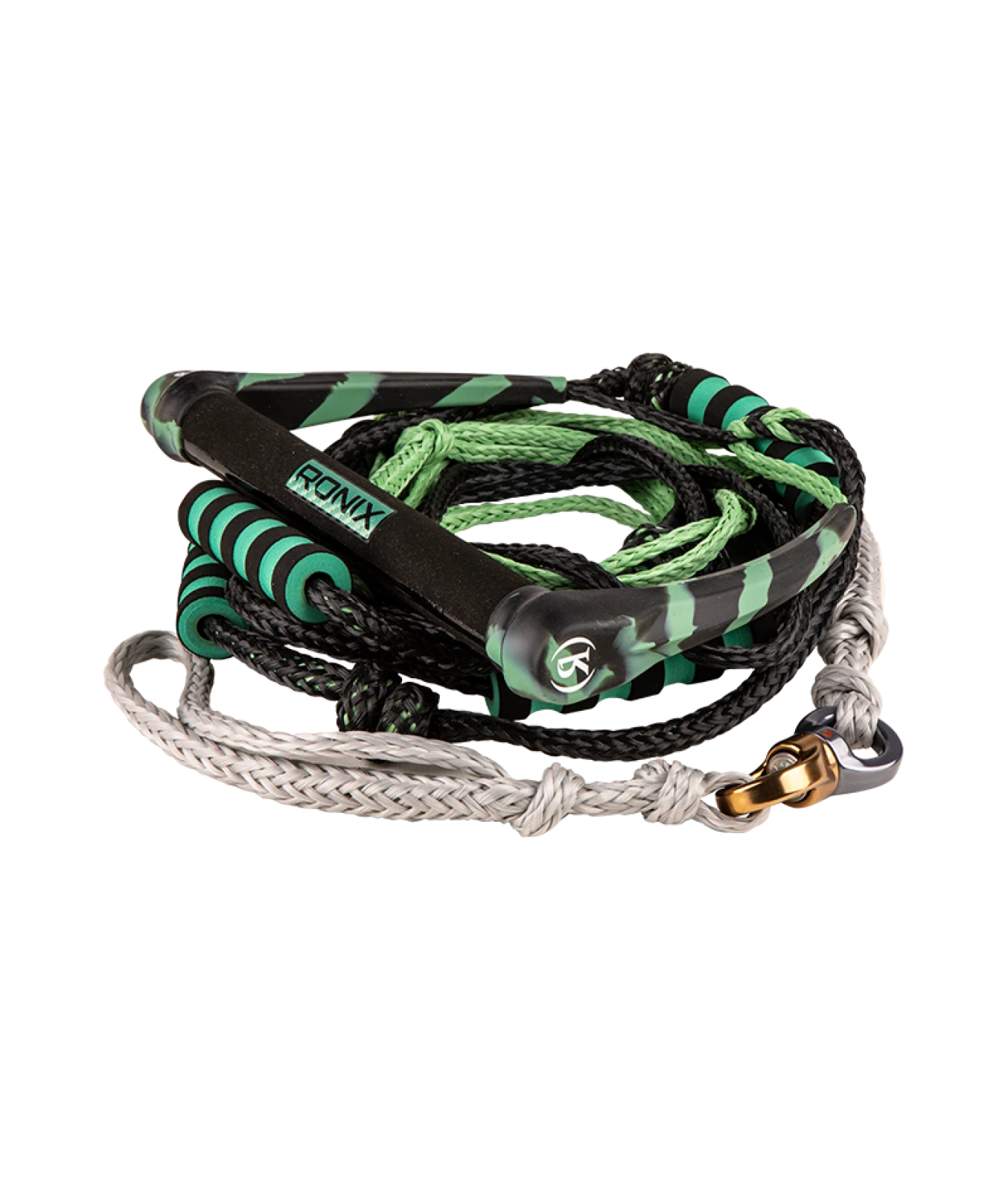 2024 RONIX ROPES & HANDLES SILICONE SURF ROPE JADE 3-4 ANGLE