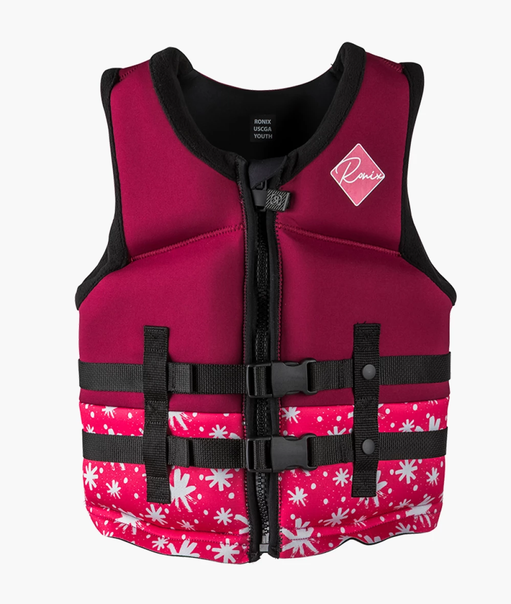 RONIX 中型ライフジャケット USCGA Ronix Laguna Child CGA Vest | Coast Guard Approved Kids Life