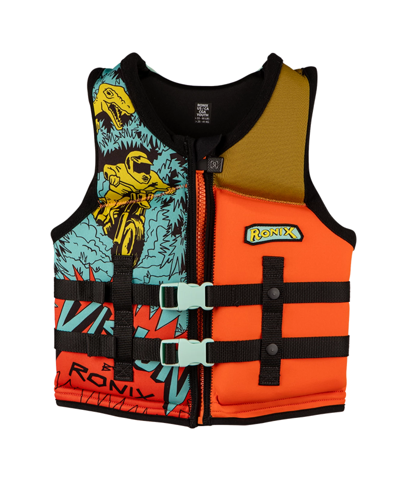2025 RONIX CGA VEST VISION YOUTH FRONT