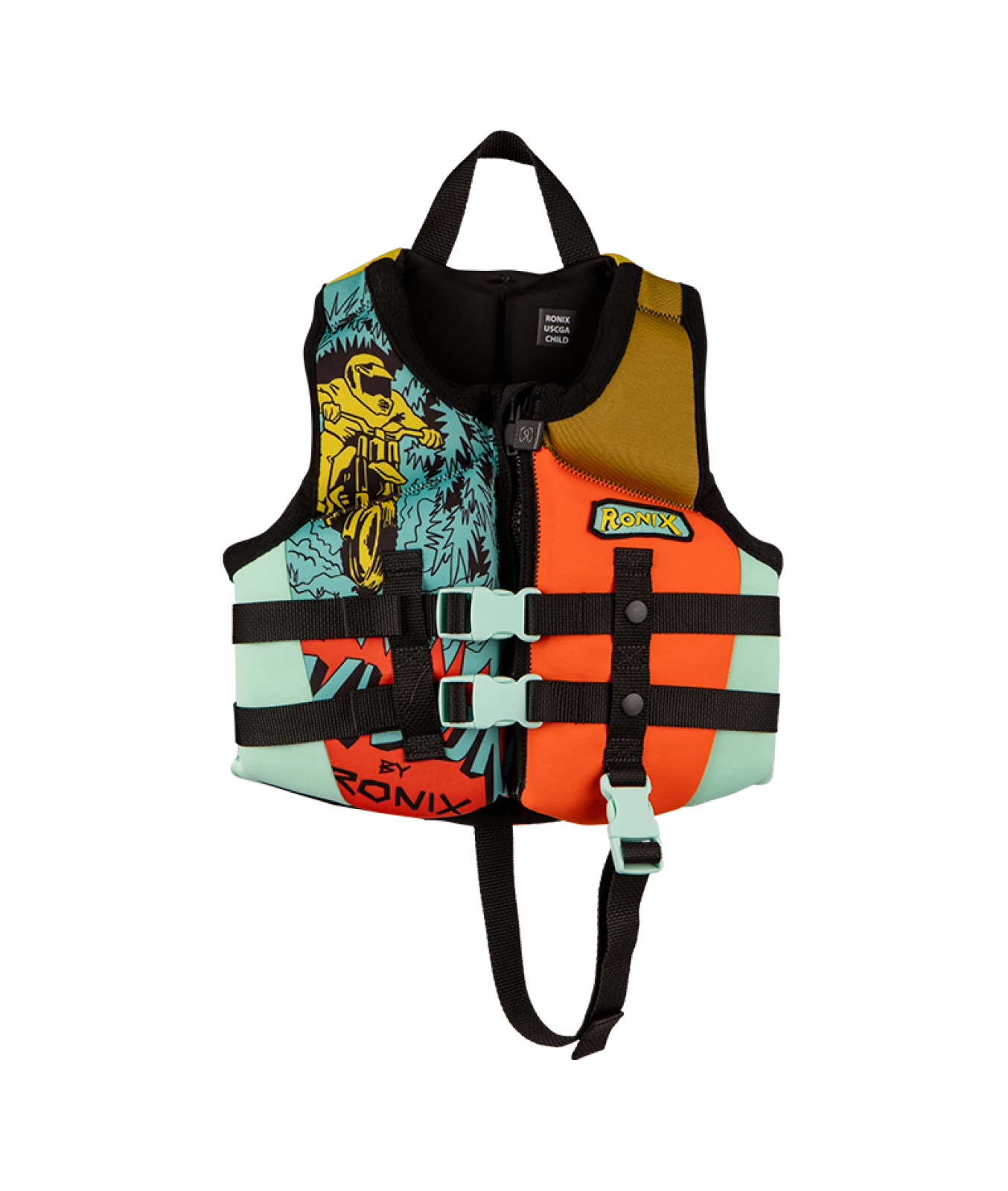 2025 RONIX CGA VEST VISION CHILD FRONT