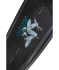 Ronix RXT wakeboard graphic, top inset shot of the top of board, showing color gradient Ronix with veil material, motion blurred hummingbirds