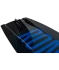 Base inset image of Ronix Men's Vault wakeboard, black board with blue letters
