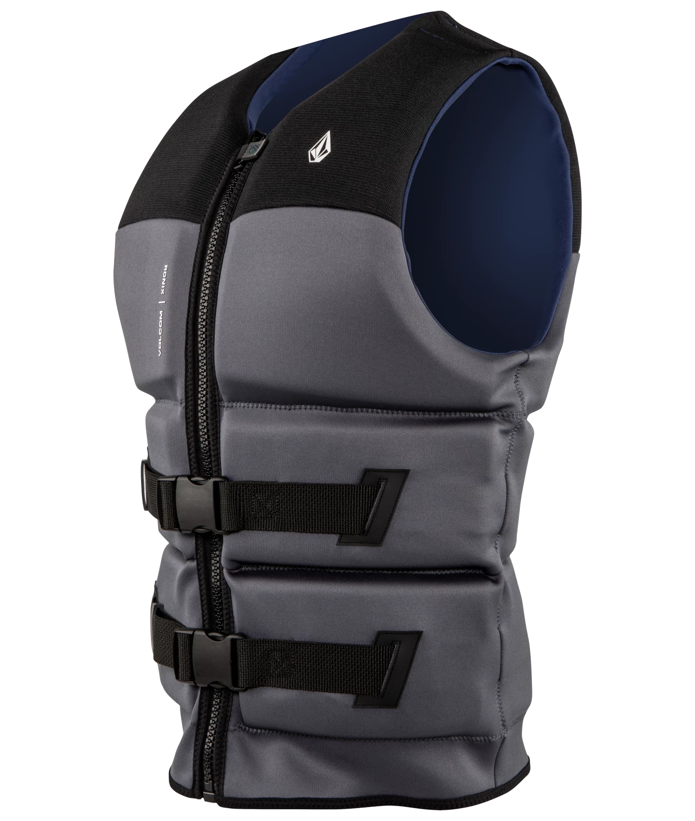 RONIX-WAKE-COAST-GUARD-APPROVED-LIFE-VEST-VOLCOM-YES-L70-SPINNING-FRONT-LEFT
