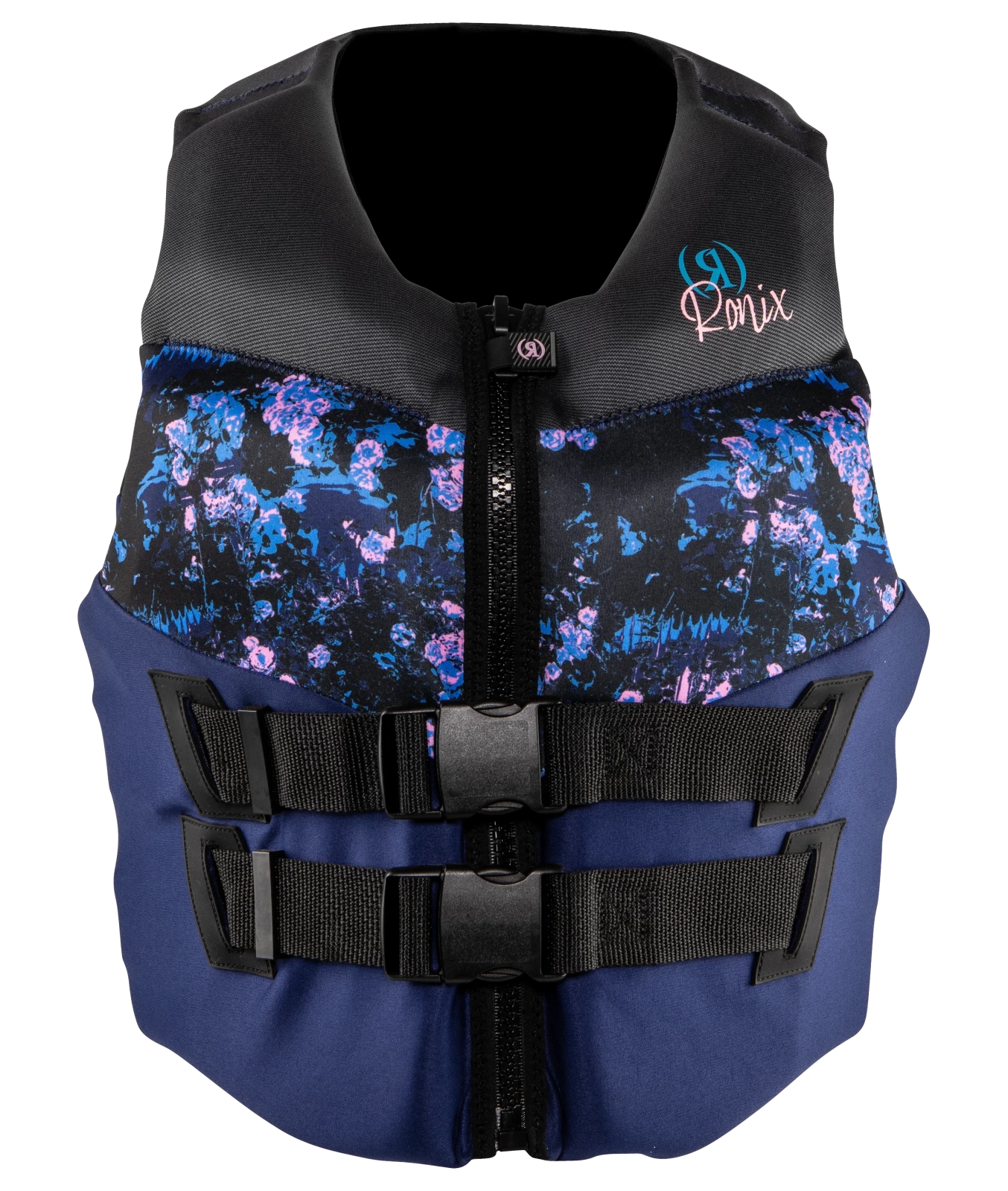 RONIX-WAKE-WOMENS-COAST-GUARD-APPROVED-LIFE-VEST-DAYDREAM-STANDARD-FIT-L70-SPINNING-FRONT