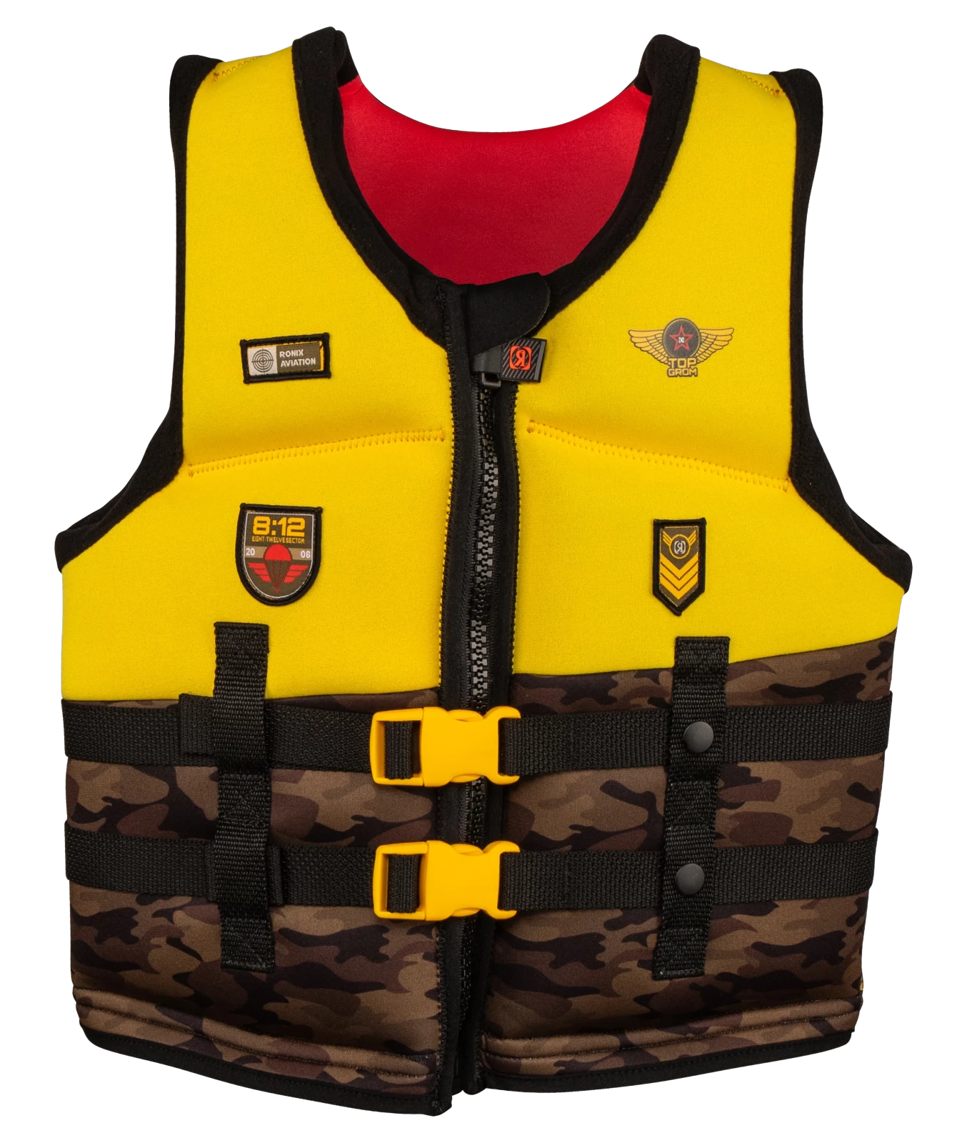 RONIX-LIFE-JACKET-TOP-GROM-YOUTH-KIDS-CGA-2027-SPINNING-FRONT