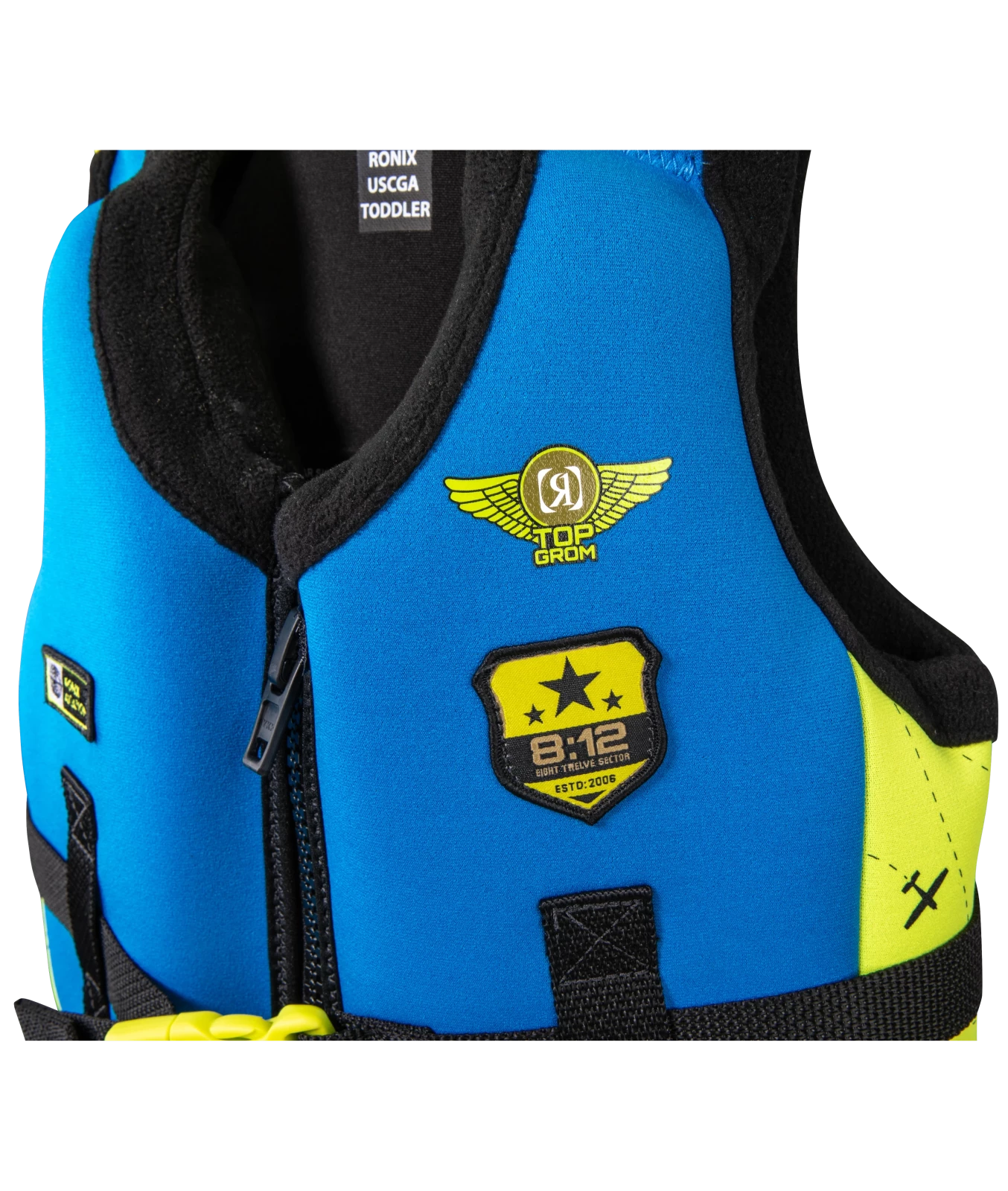 RONIX-LIFE-JACKET-TOP-GROM-CHILD-KIDS-CGA-2027-INSET-STITCH-DETAIL