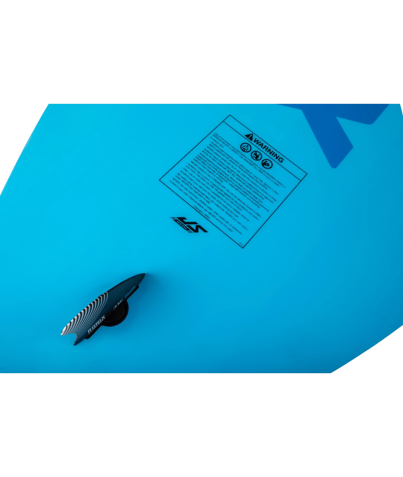 RONIX-SURF-OSMO-TUFF-TECH-SKIMMER-2027-AZURE-BLUE-BASE-FIN
