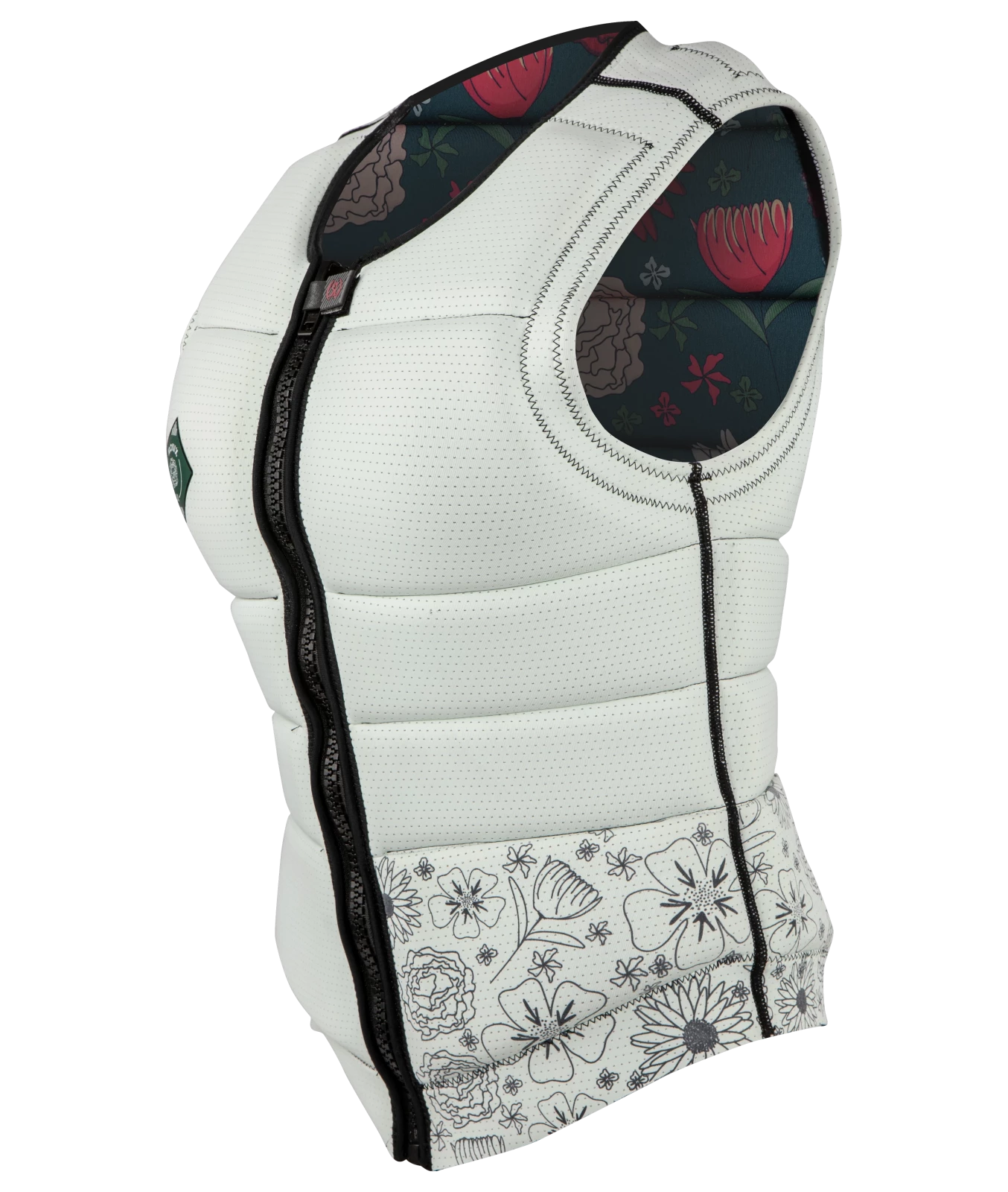 RONIX-WAKE-LIFE-JACKET-IMPACT-JACKET-WOMENS-RISE-2027-SPINNING-FRONT-LEFT
