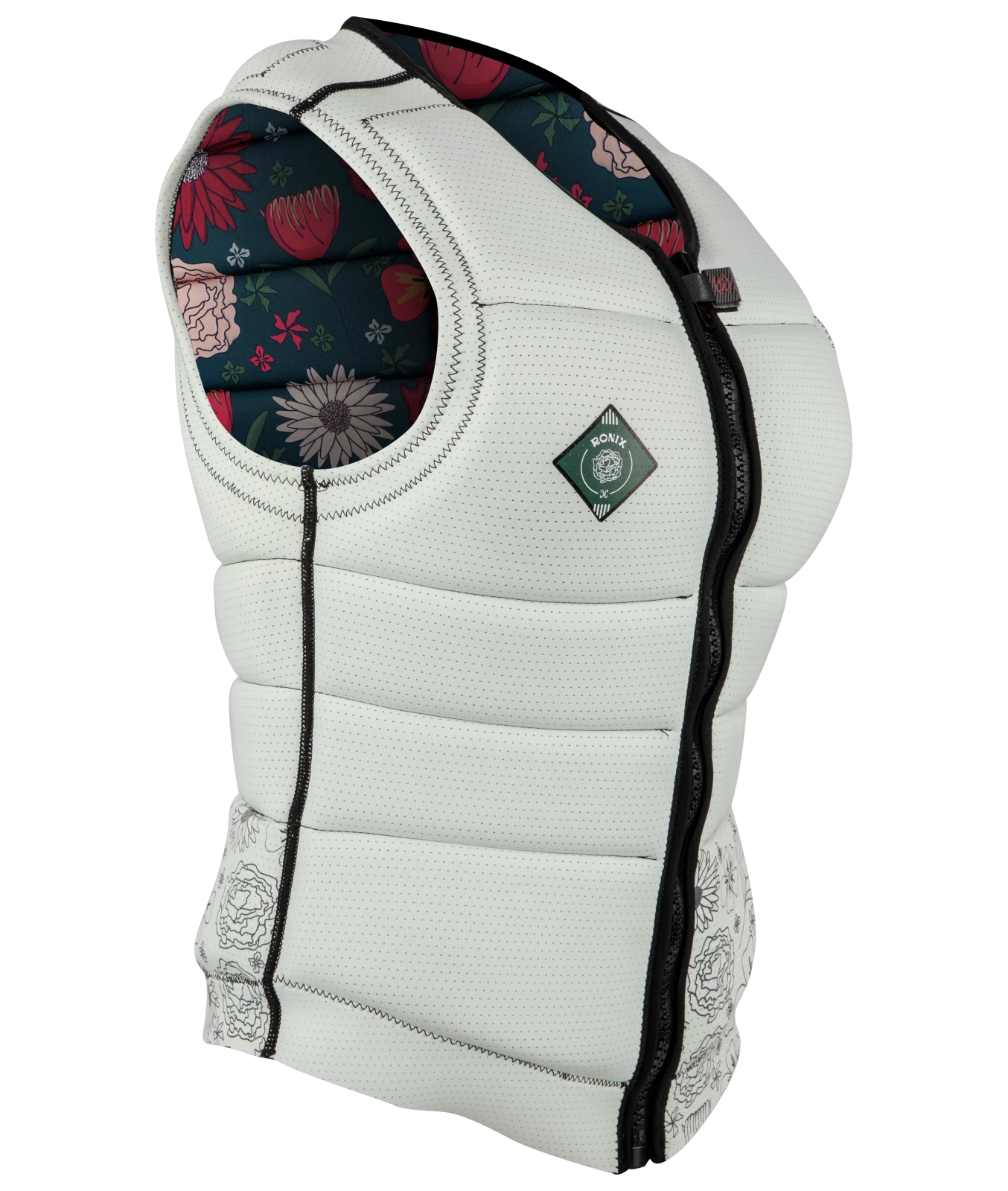 RONIX-WAKE-LIFE-JACKET-IMPACT-JACKET-WOMENS-RISE-2027-SPINNING-FRONT-RIGHT