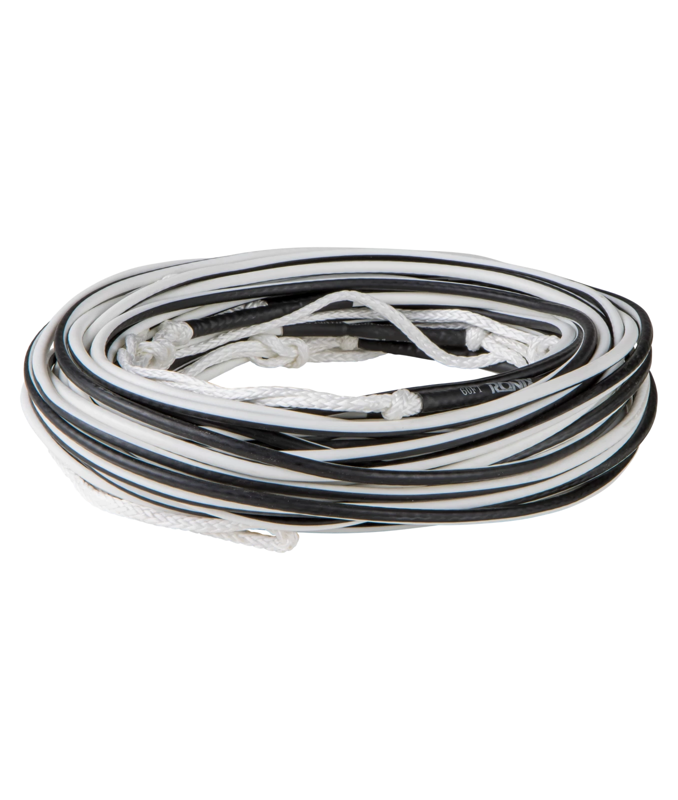 2023 RONIX ROPES & HANDLES R8 MAINLINE BLACK & WHITE 3-4 ANGLE1