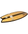 RONIX-WAKESURFER-MENS-FISH-KOAL-CLASSIC-SURFER-3-4-ANGLE-BASE-REVERSE