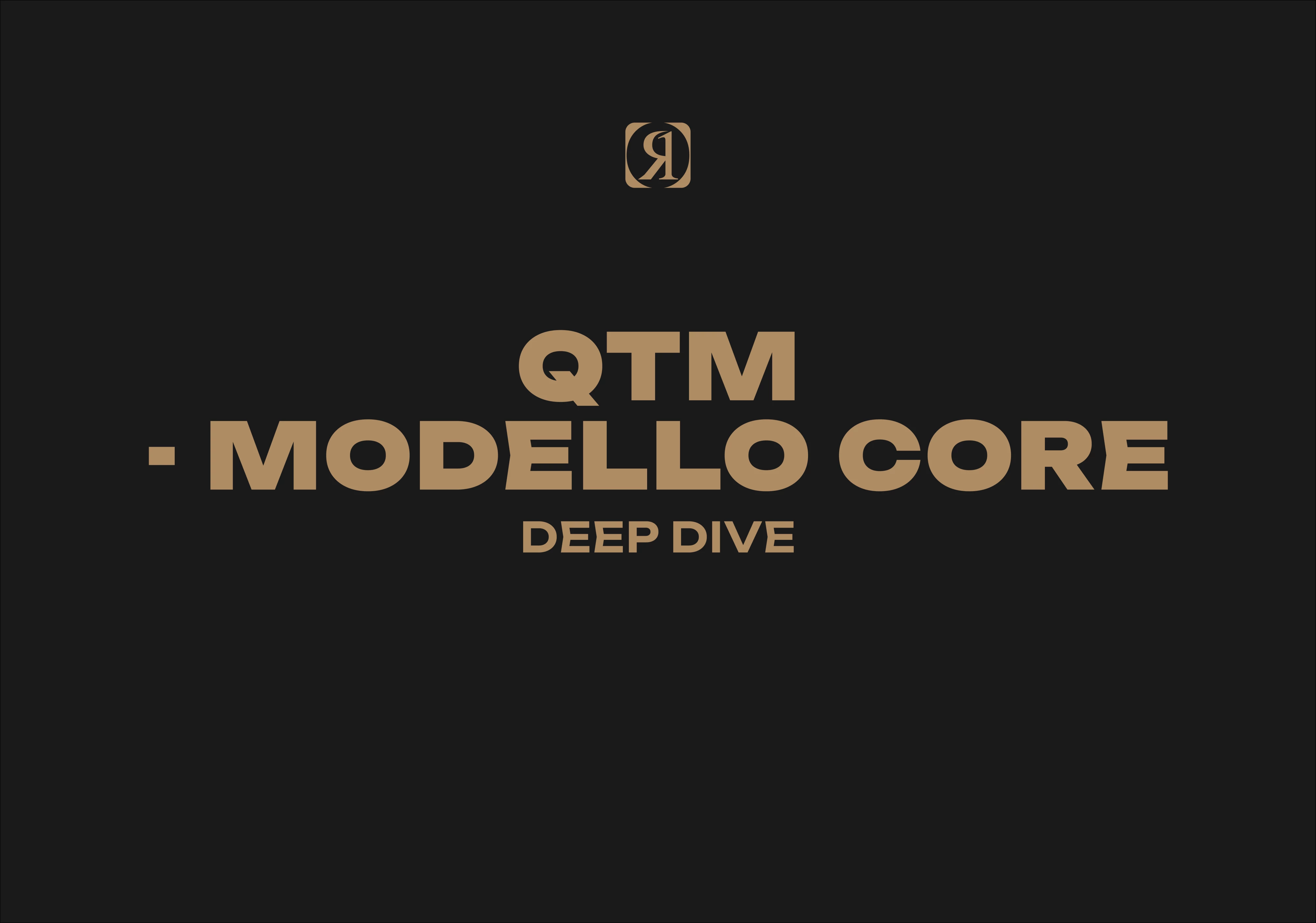 RONIX_QTM DEEP DIVE