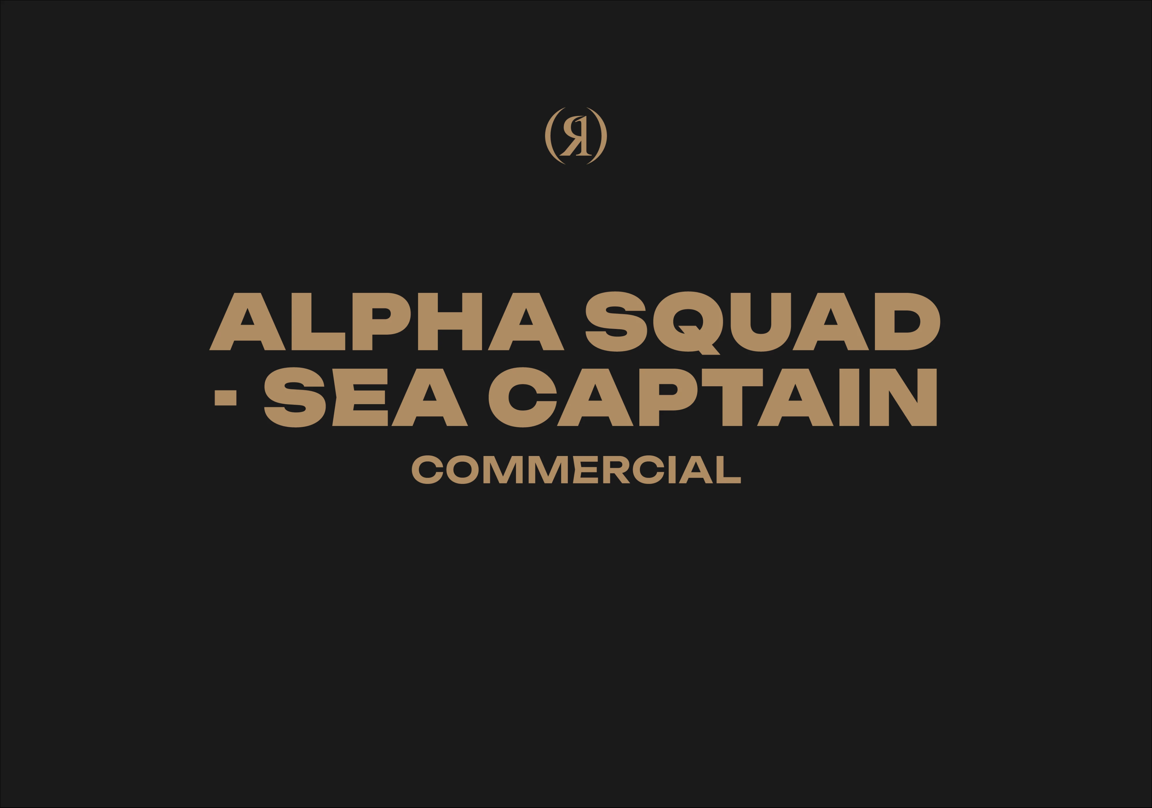 APLHA SQUAD - SEA CAPTAIN - COMMERCIAL